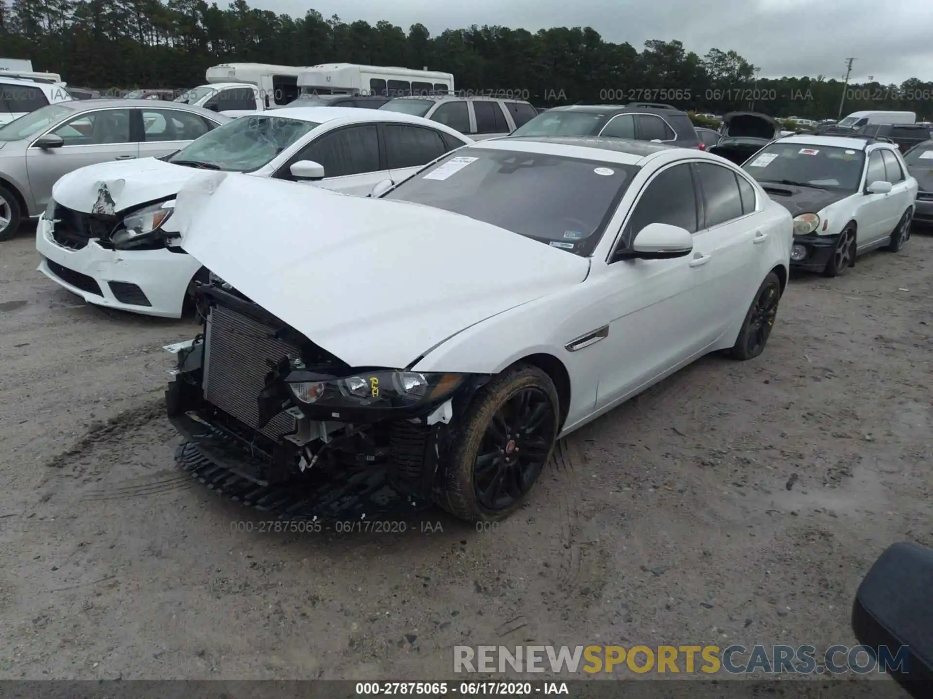 2 Photograph of a damaged car SAJAS4FXXKCP52088 JAGUAR XE 2019