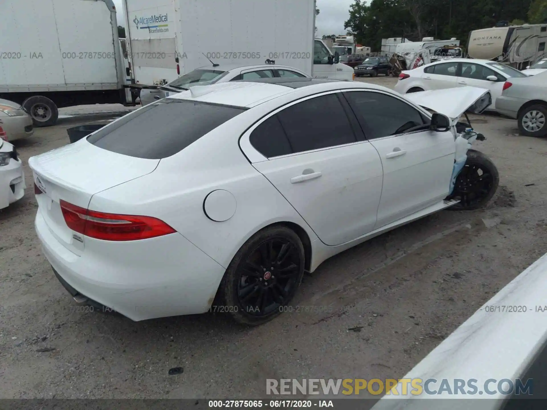 4 Photograph of a damaged car SAJAS4FXXKCP52088 JAGUAR XE 2019