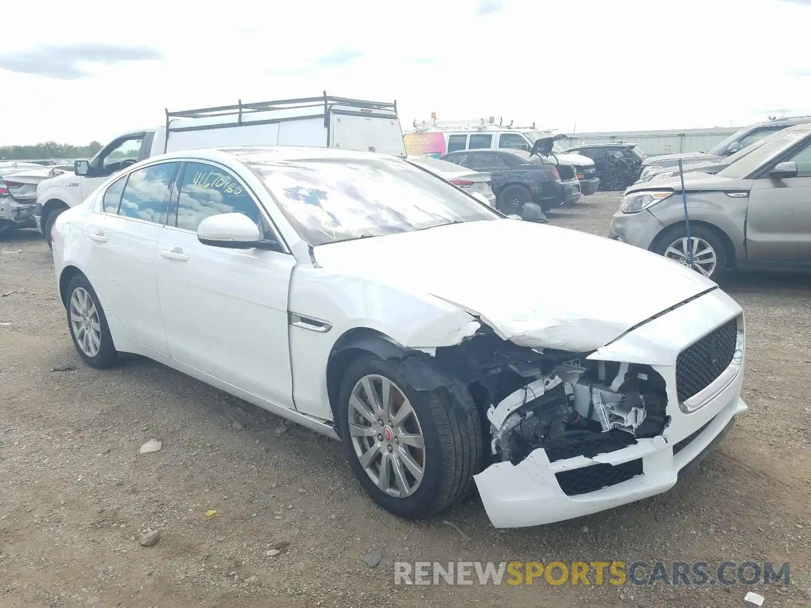 1 Photograph of a damaged car SAJAS4FXXKCP52723 JAGUAR XE 2019