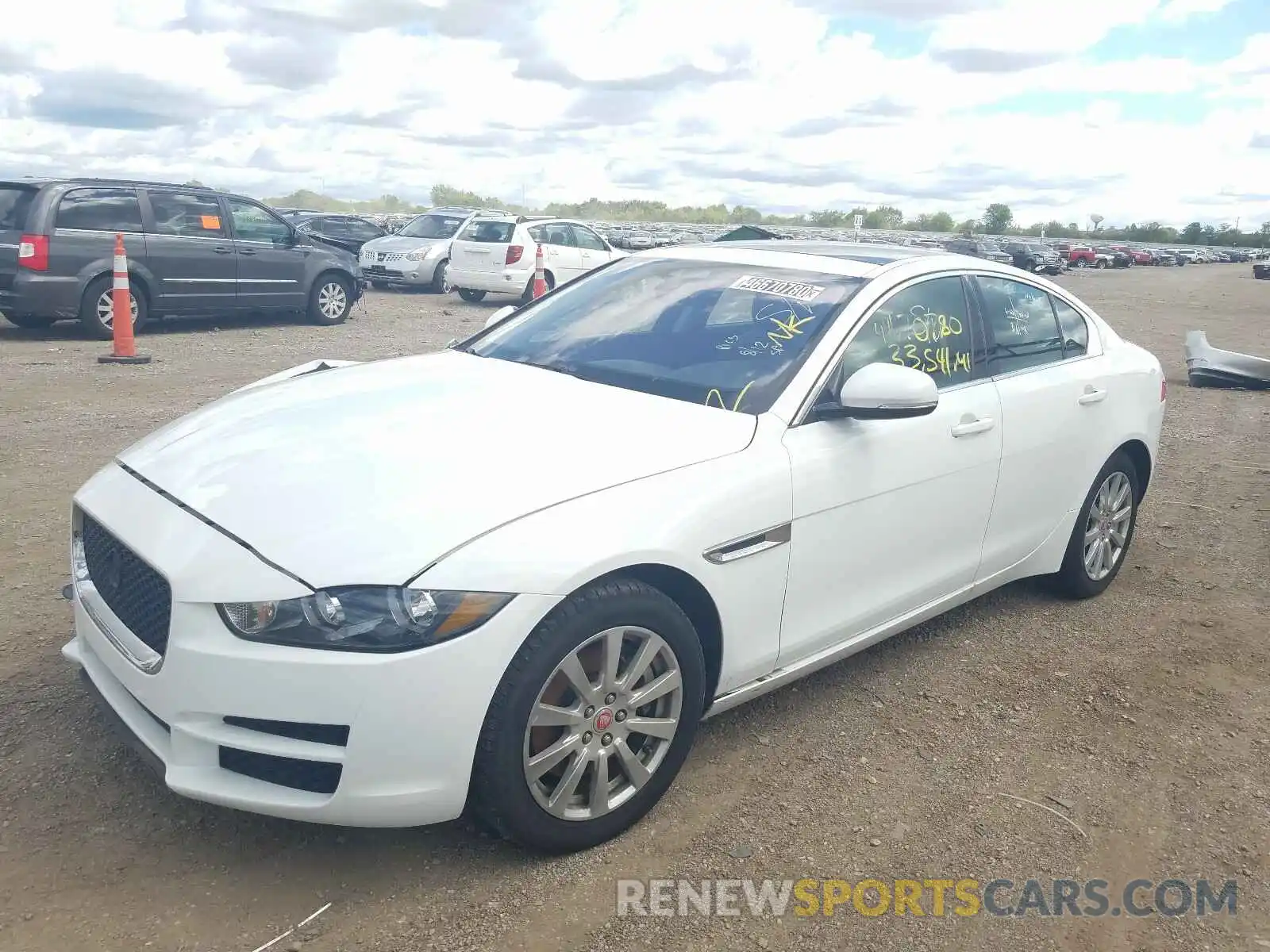 2 Photograph of a damaged car SAJAS4FXXKCP52723 JAGUAR XE 2019