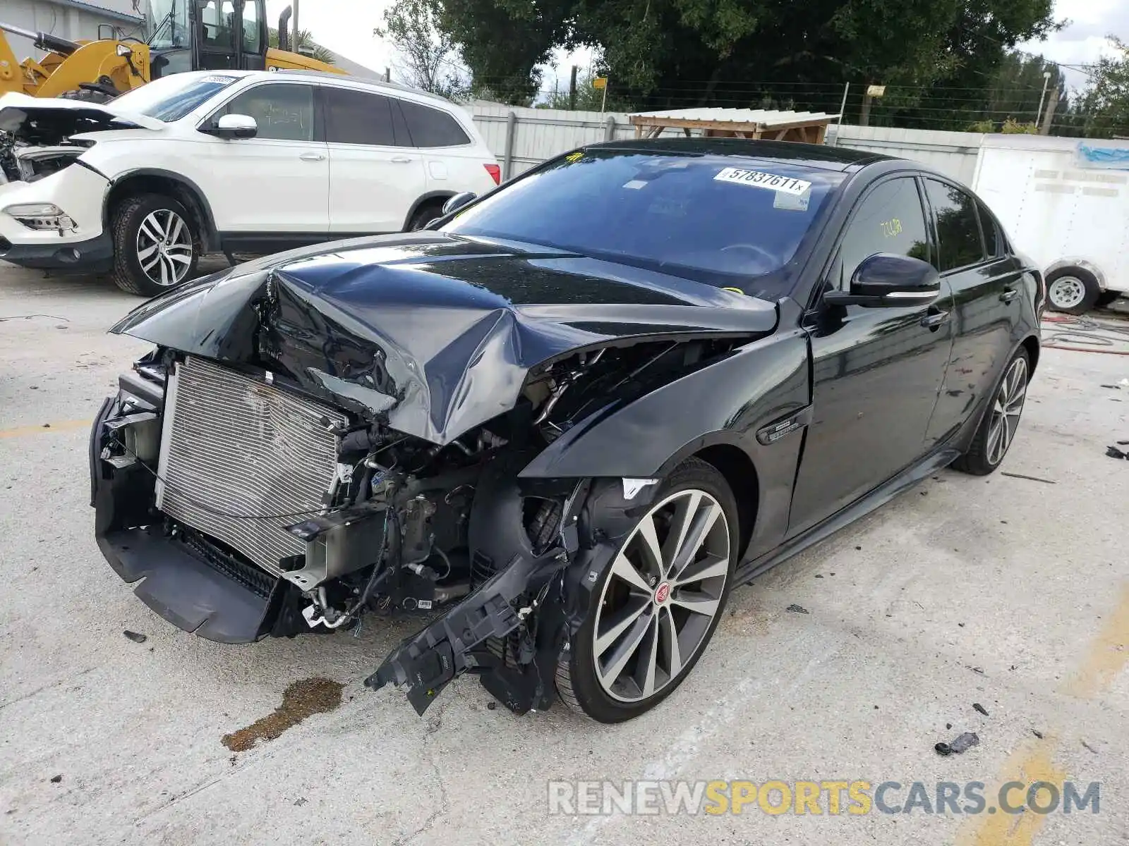 2 Photograph of a damaged car SAJAT4FX1KCP44751 JAGUAR XE 2019