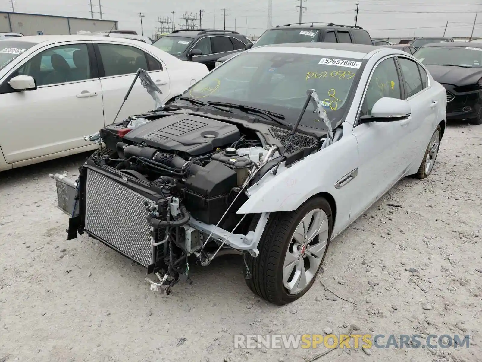 2 Photograph of a damaged car SAJAE4FX5LCP62083 JAGUAR XE 2020