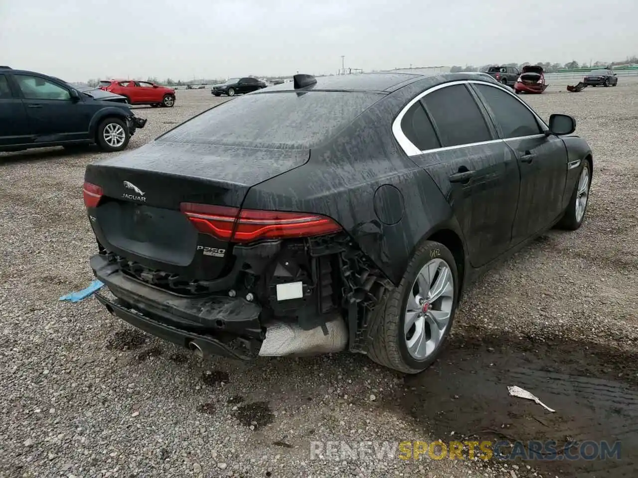 4 Фотография поврежденного автомобиля SAJAE4FX8LCP57265 JAGUAR XE 2020