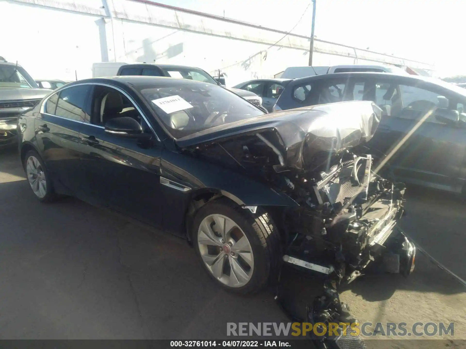 1 Photograph of a damaged car SAJAE4FX8LCP60568 JAGUAR XE 2020