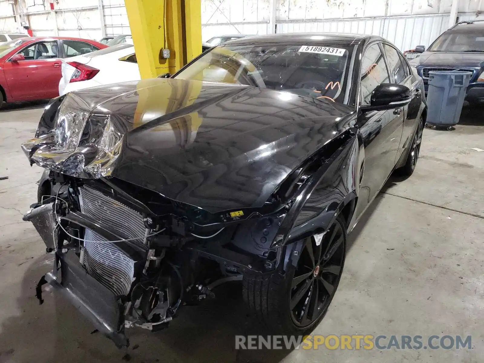 2 Photograph of a damaged car SAJAE4FX9LCP56576 JAGUAR XE 2020