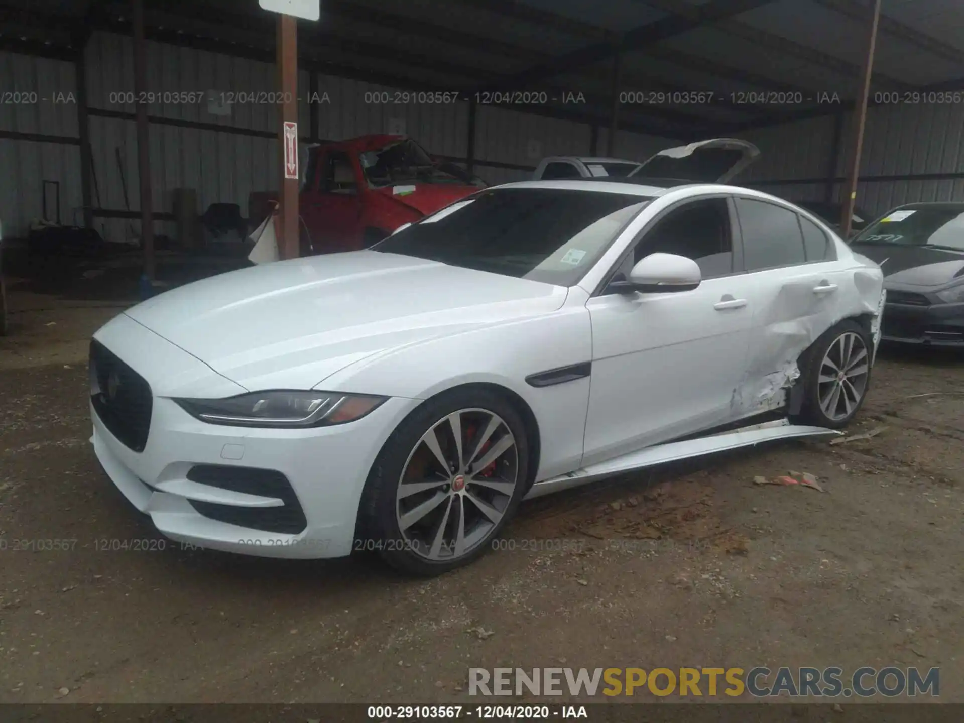 2 Photograph of a damaged car SAJAE4FX9LCP58537 JAGUAR XE 2020