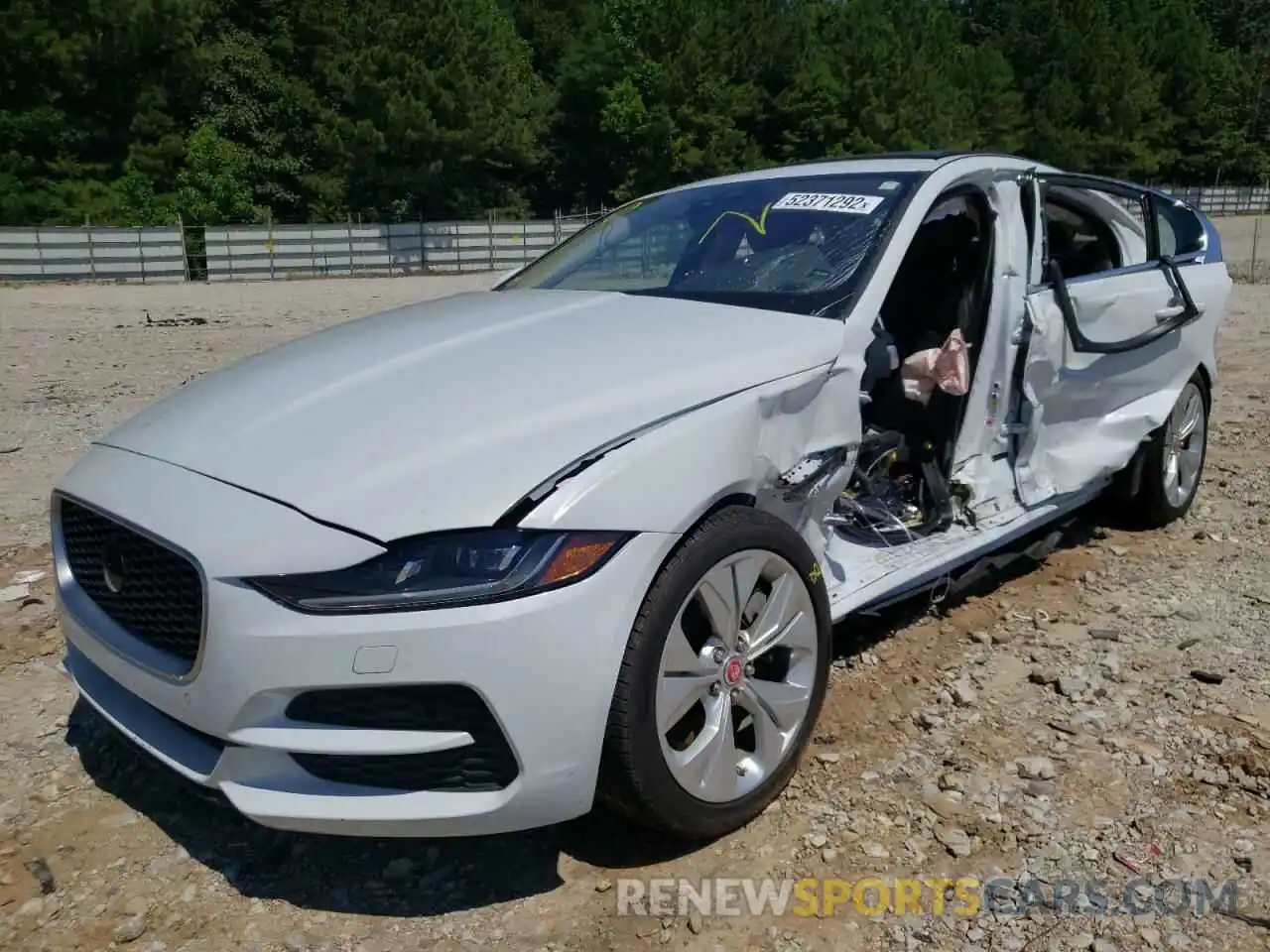 2 Photograph of a damaged car SAJAJ4FX0LCP56302 JAGUAR XE 2020