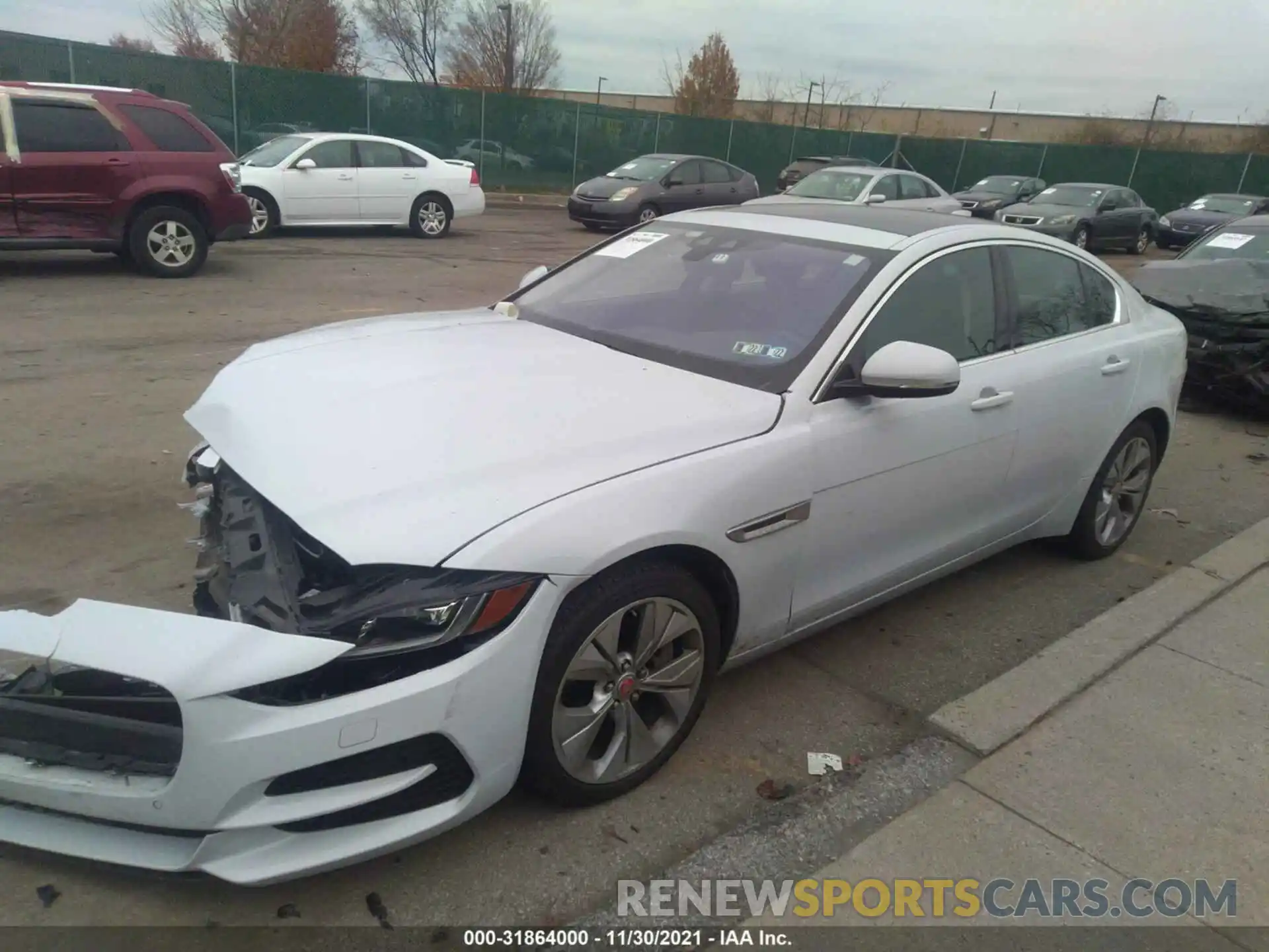 2 Photograph of a damaged car SAJAJ4FX1LCP55658 JAGUAR XE 2020