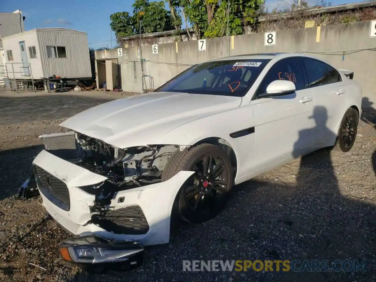 2 Photograph of a damaged car SAJAJ4FX1LCP64201 JAGUAR XE 2020