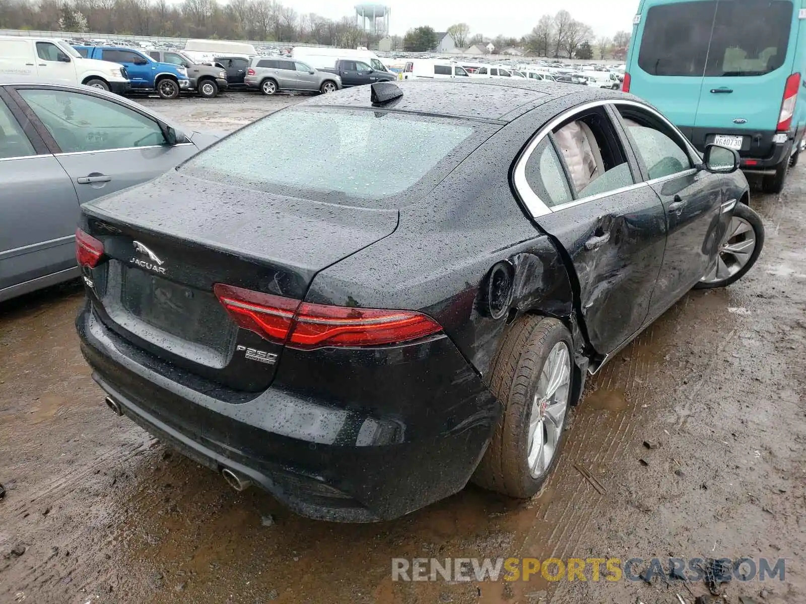 4 Photograph of a damaged car SAJAJ4FX2LCP56544 JAGUAR XE 2020