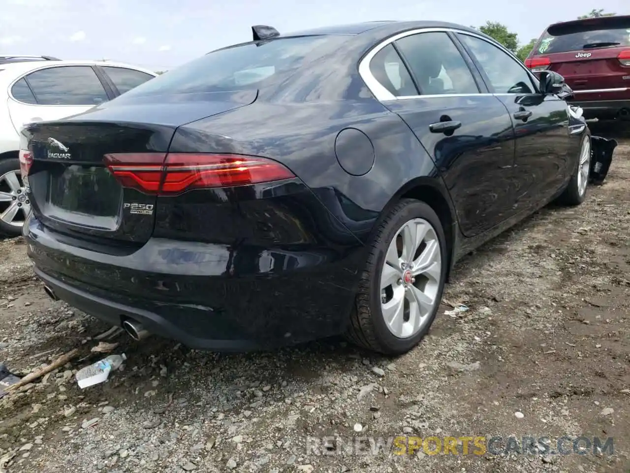 4 Photograph of a damaged car SAJAJ4FX2LCP64644 JAGUAR XE 2020