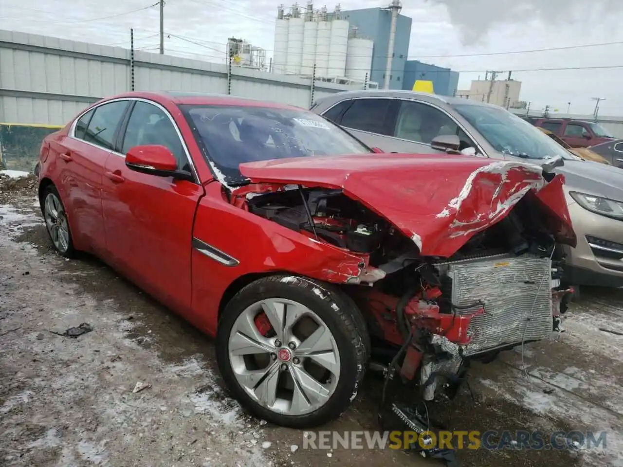 1 Photograph of a damaged car SAJAJ4FX4LCP62281 JAGUAR XE 2020