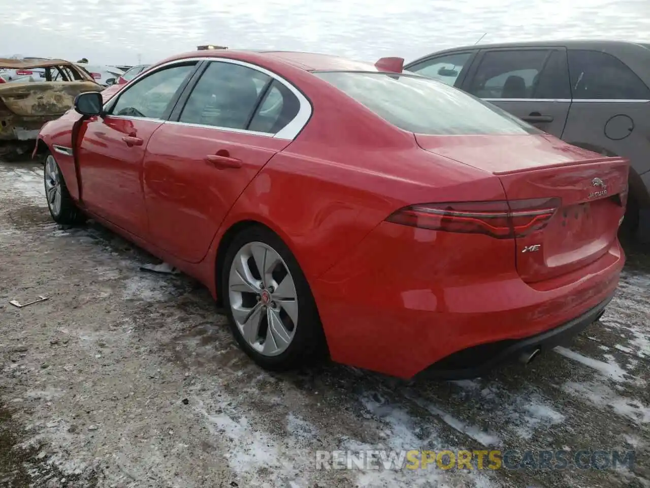 3 Photograph of a damaged car SAJAJ4FX4LCP62281 JAGUAR XE 2020