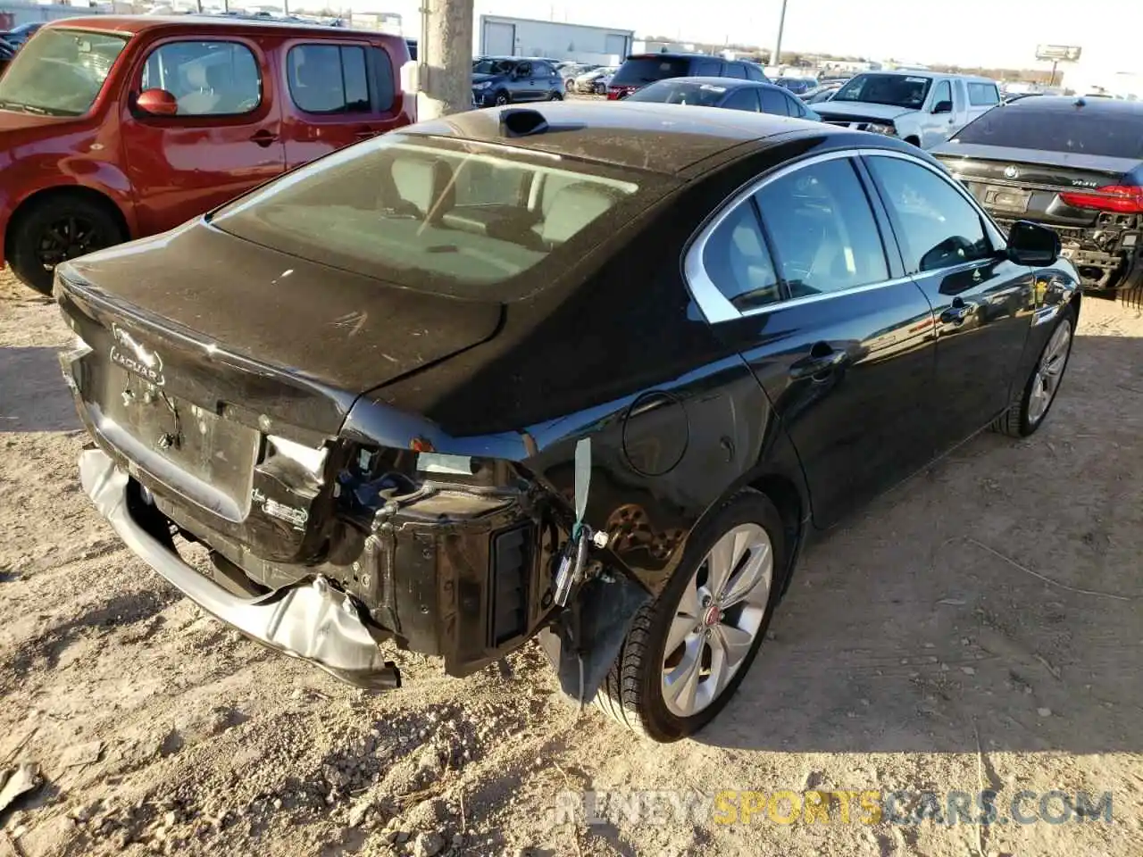 4 Photograph of a damaged car SAJAJ4FX6LCP61259 JAGUAR XE 2020