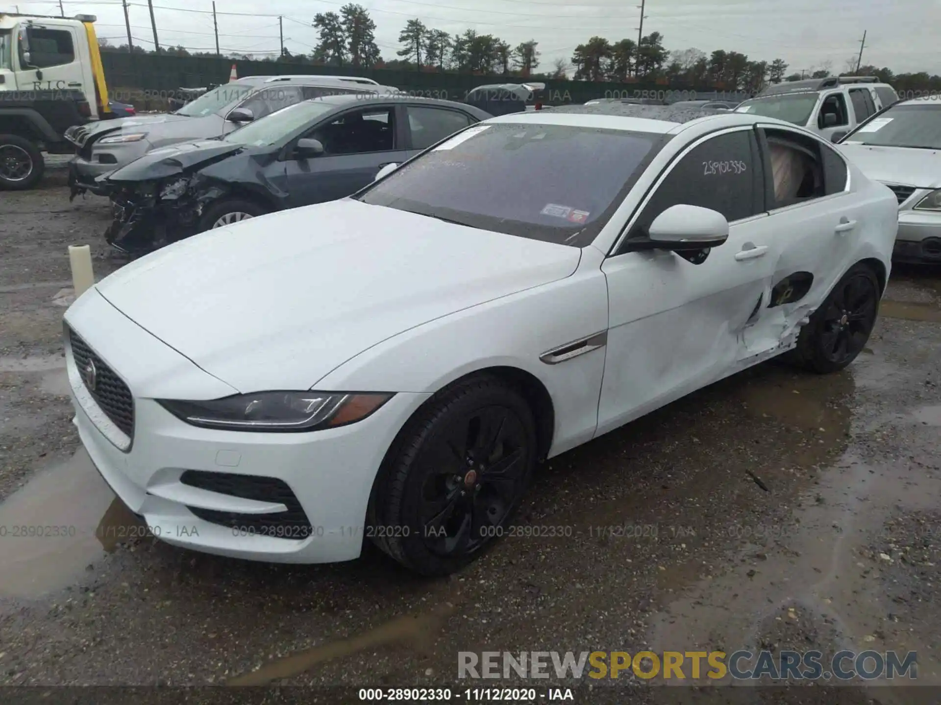 2 Photograph of a damaged car SAJAJ4FX7LCP56071 JAGUAR XE 2020