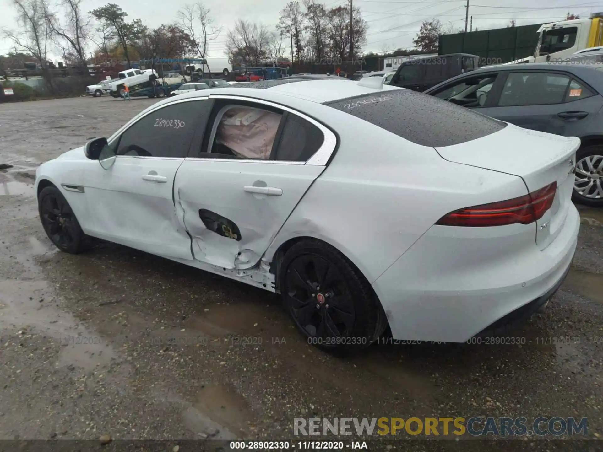 3 Photograph of a damaged car SAJAJ4FX7LCP56071 JAGUAR XE 2020