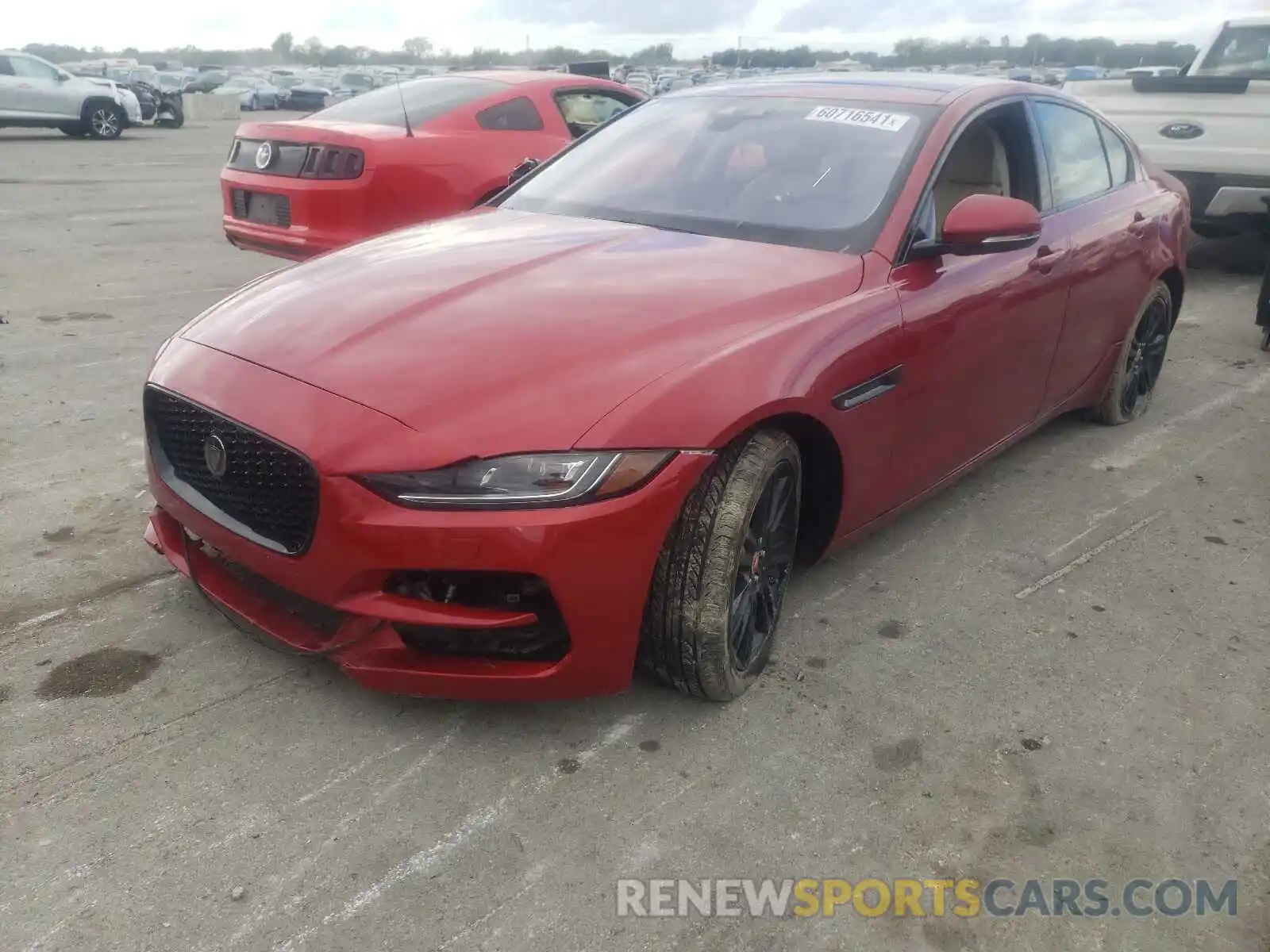 2 Photograph of a damaged car SAJAJ4FX7LCP64087 JAGUAR XE 2020