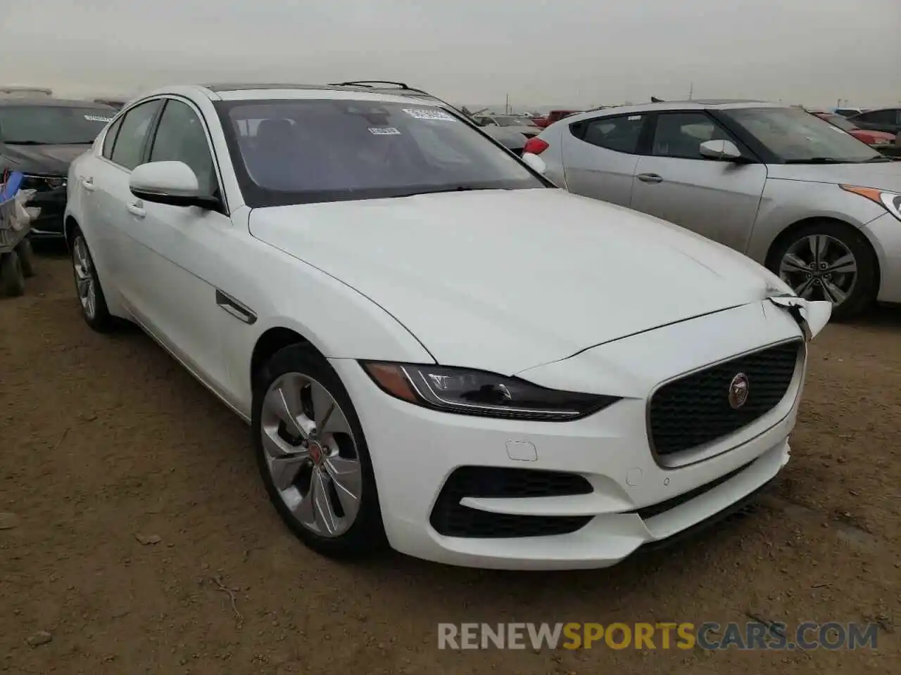 1 Photograph of a damaged car SAJAJ4FX9LCP64057 JAGUAR XE 2020