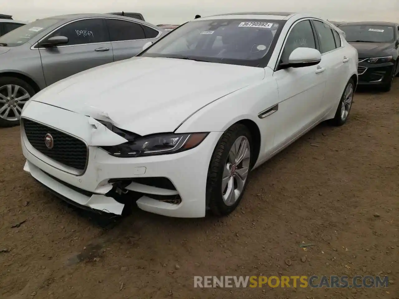 2 Photograph of a damaged car SAJAJ4FX9LCP64057 JAGUAR XE 2020