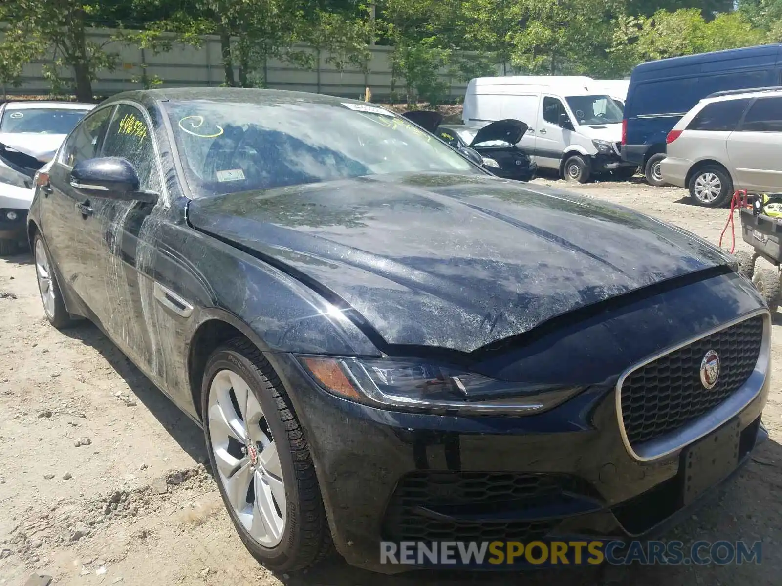 1 Photograph of a damaged car SAJAJ4FXXLCP60812 JAGUAR XE 2020