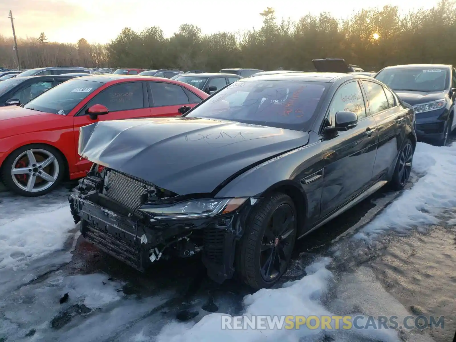 2 Photograph of a damaged car SAJAT4GX1LCP58018 JAGUAR XE 2020