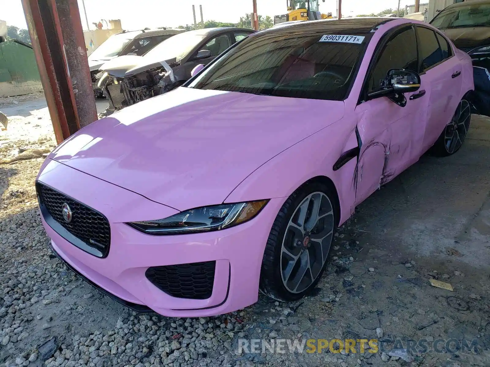 2 Фотография поврежденного автомобиля SAJAT4GX7LCP64888 JAGUAR XE 2020