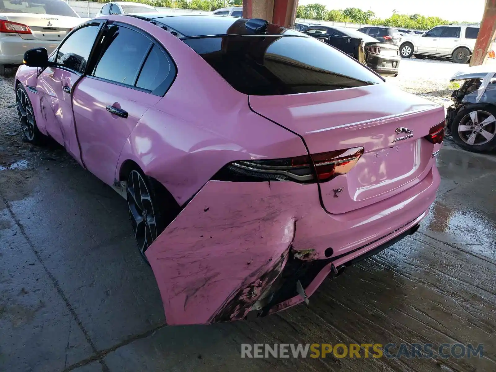 3 Photograph of a damaged car SAJAT4GX7LCP64888 JAGUAR XE 2020