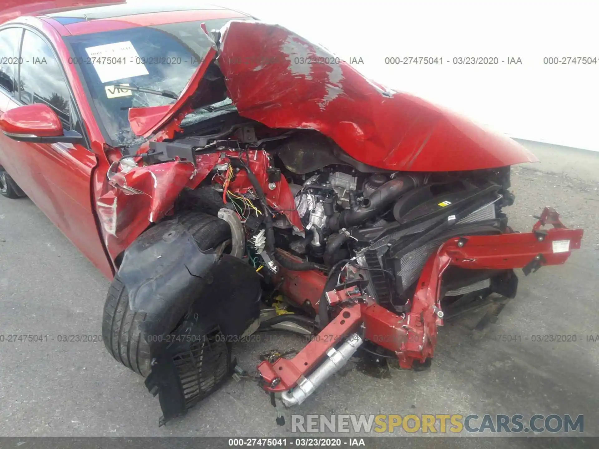 6 Photograph of a damaged car SAJAT4GX9LCP56422 JAGUAR XE 2020