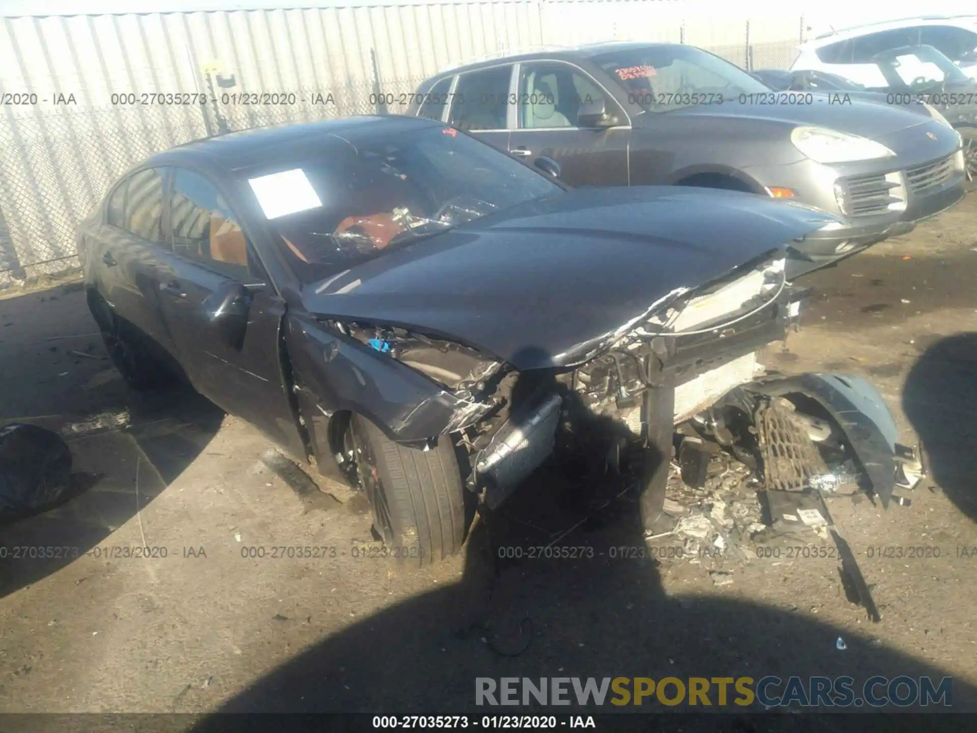 1 Photograph of a damaged car SAJAT4GX9LCP59899 JAGUAR XE 2020
