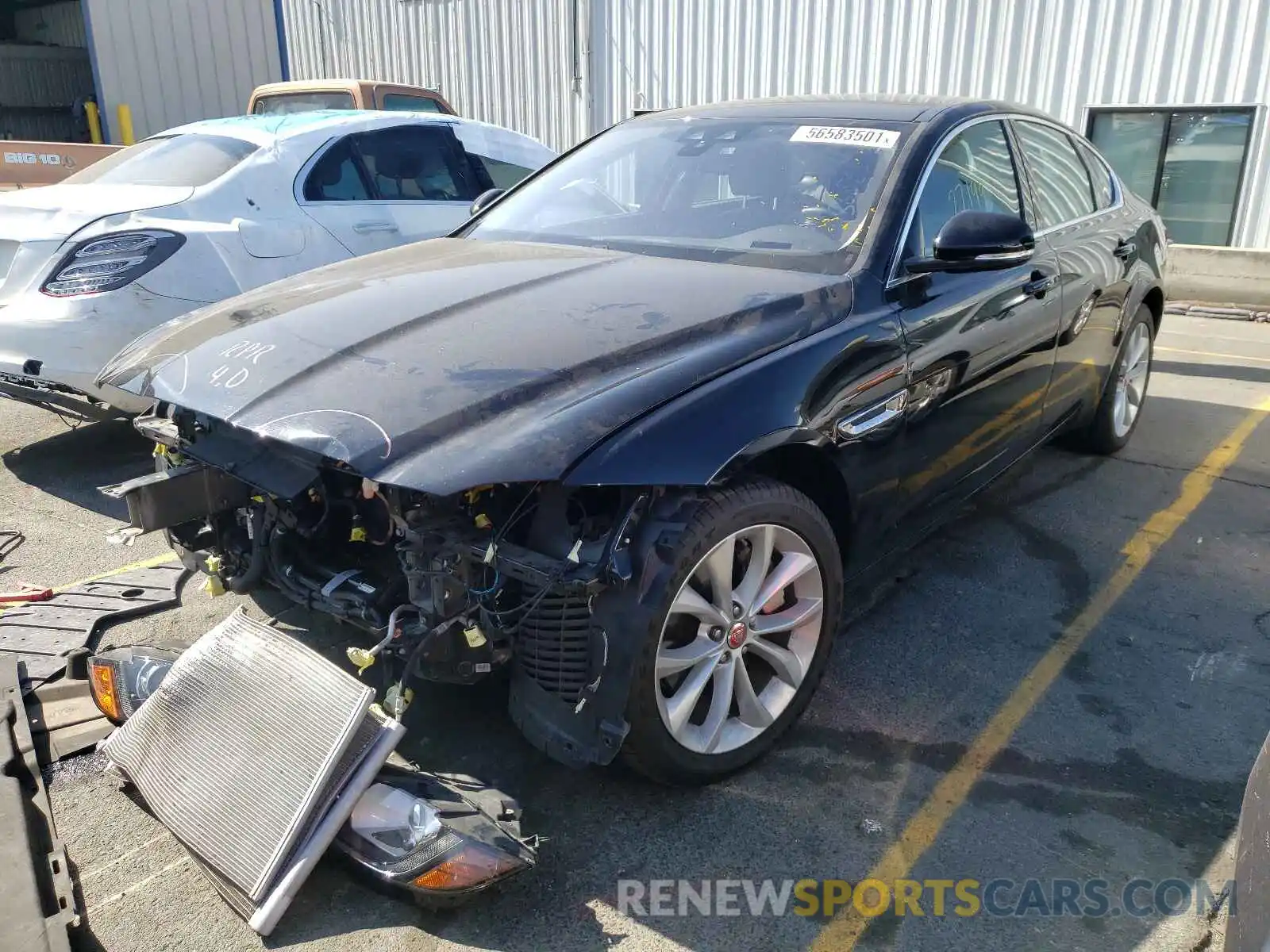 2 Photograph of a damaged car SAJBD4FX7KCY79153 JAGUAR XF 2019