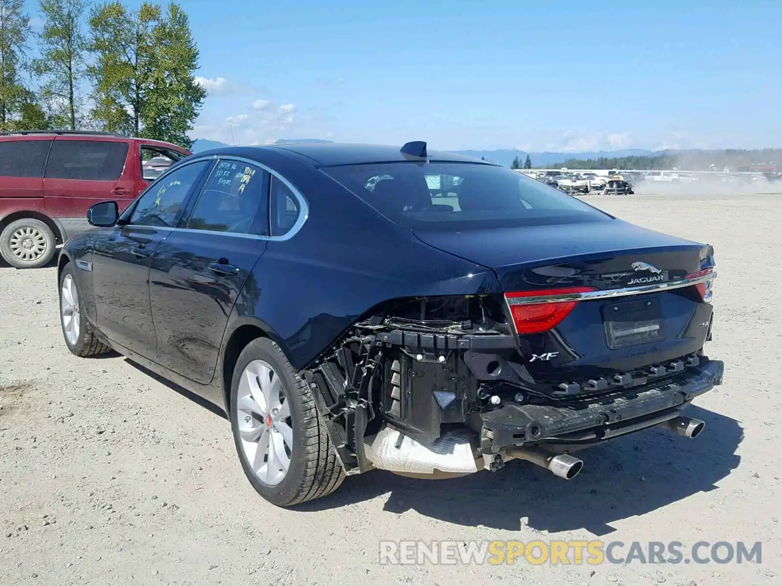 3 Photograph of a damaged car SAJBD4FX8KCY79159 JAGUAR XF 2019