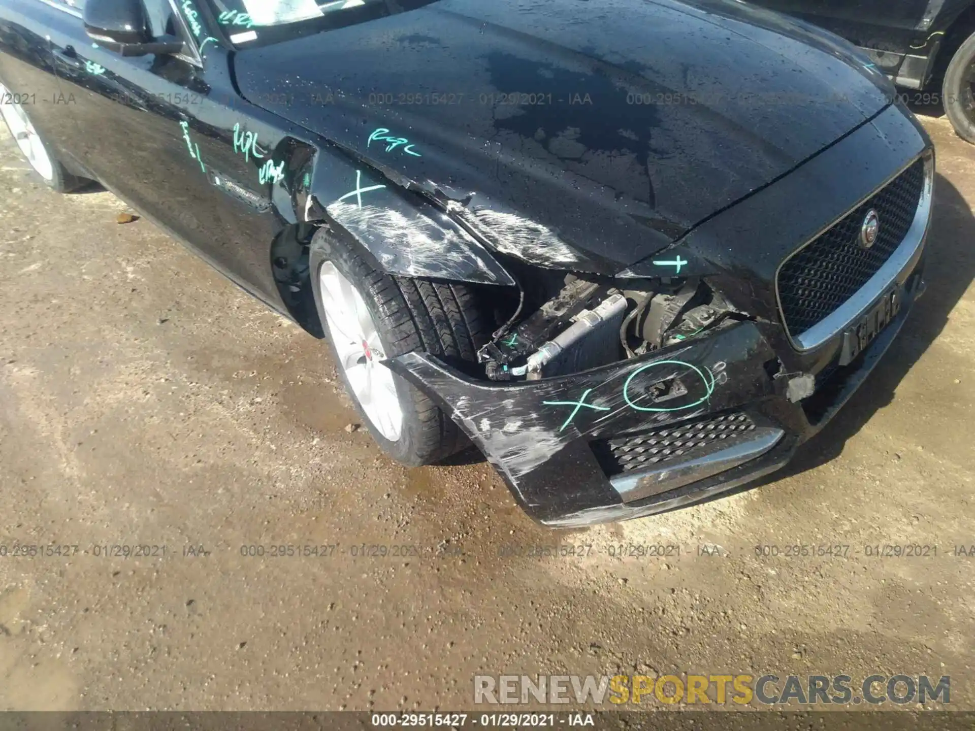 6 Photograph of a damaged car SAJBD4FX9KCY79512 JAGUAR XF 2019