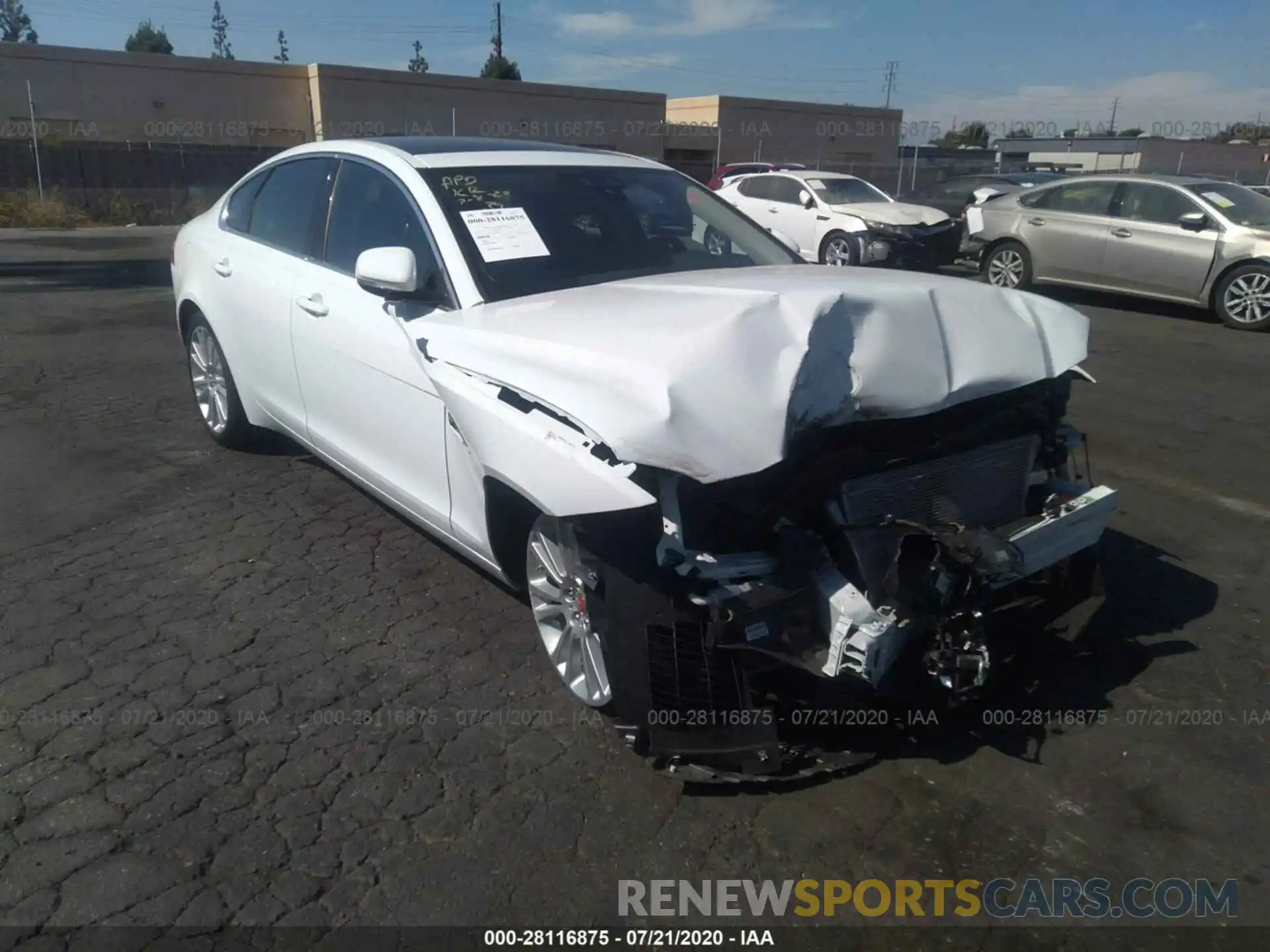 1 Photograph of a damaged car SAJBE4FX4KCY81004 JAGUAR XF 2019