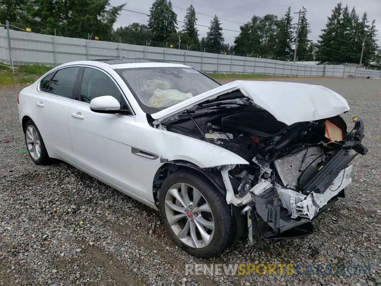 1 Photograph of a damaged car SAJBJ4FX0KCY79116 JAGUAR XF 2019