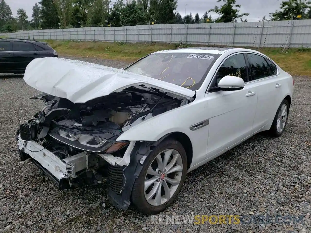 2 Photograph of a damaged car SAJBJ4FX0KCY79116 JAGUAR XF 2019