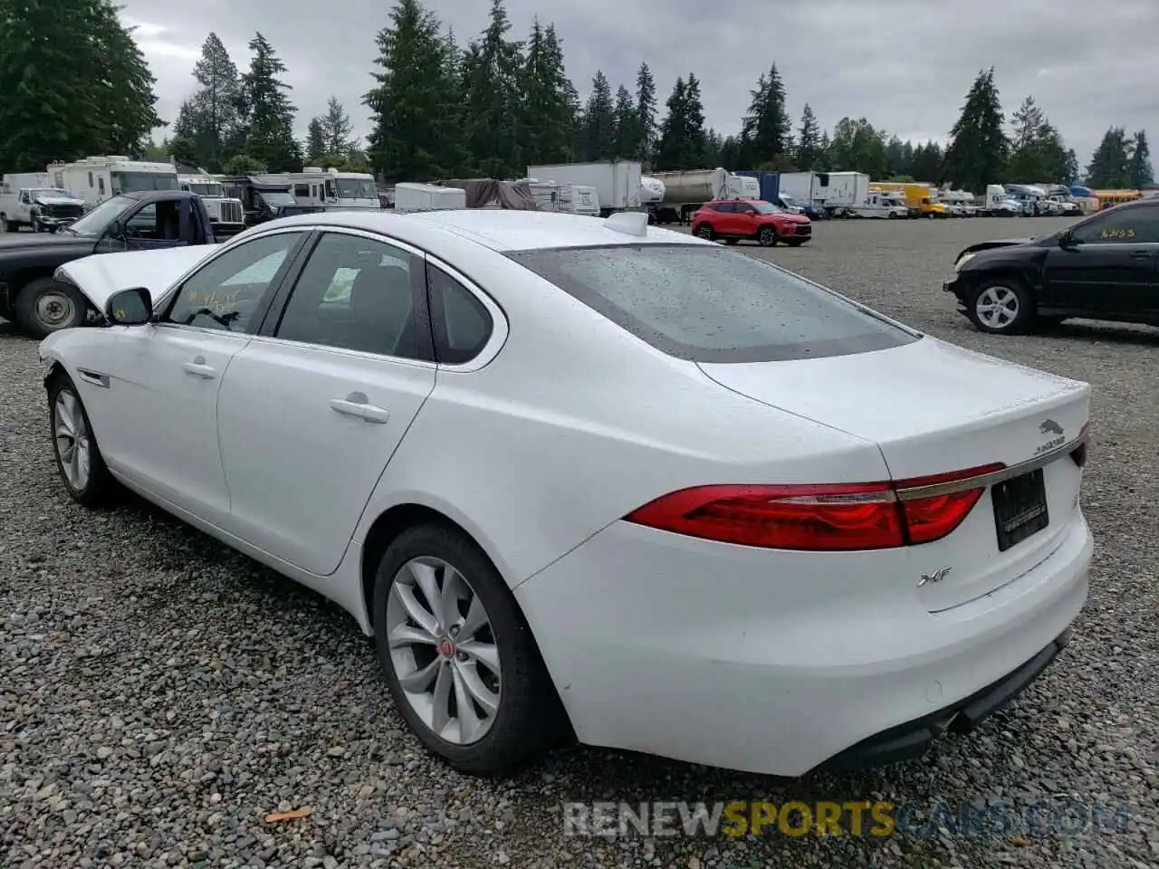 3 Photograph of a damaged car SAJBJ4FX0KCY79116 JAGUAR XF 2019