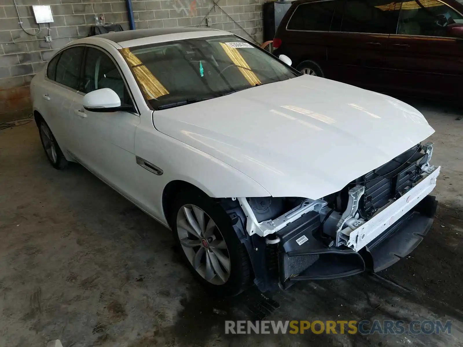 1 Photograph of a damaged car SAJBJ4FX7KCY79145 JAGUAR XF 2019