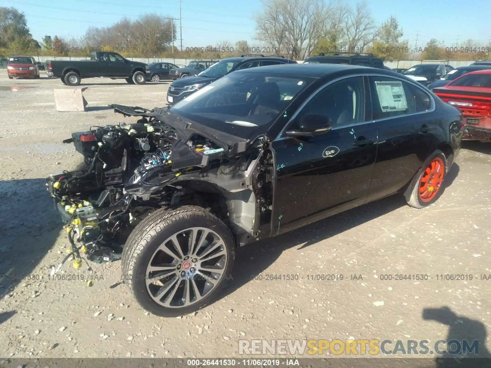 2 Photograph of a damaged car SAJBK4GX6KCY77530 JAGUAR XF 2019