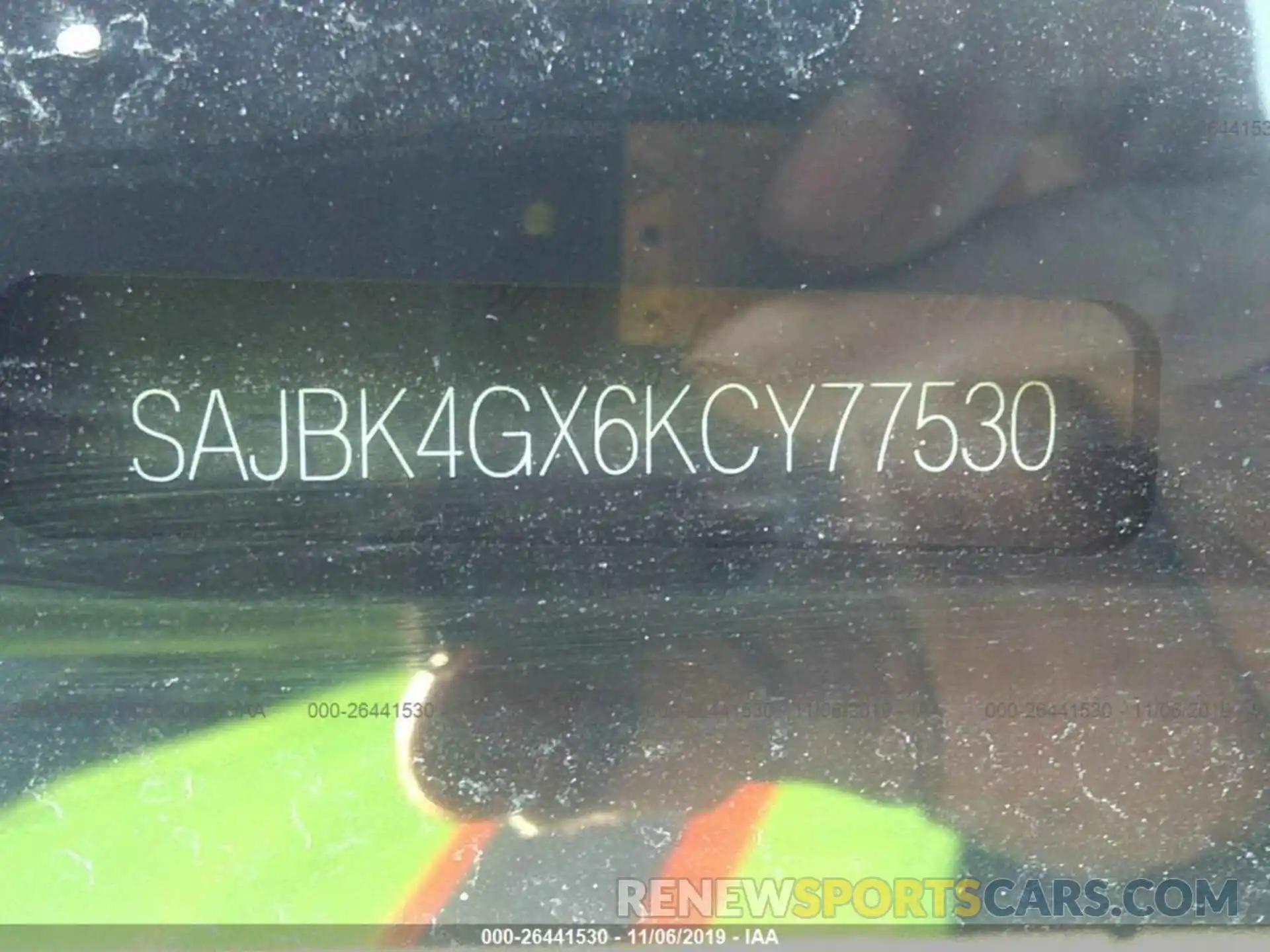 9 Photograph of a damaged car SAJBK4GX6KCY77530 JAGUAR XF 2019