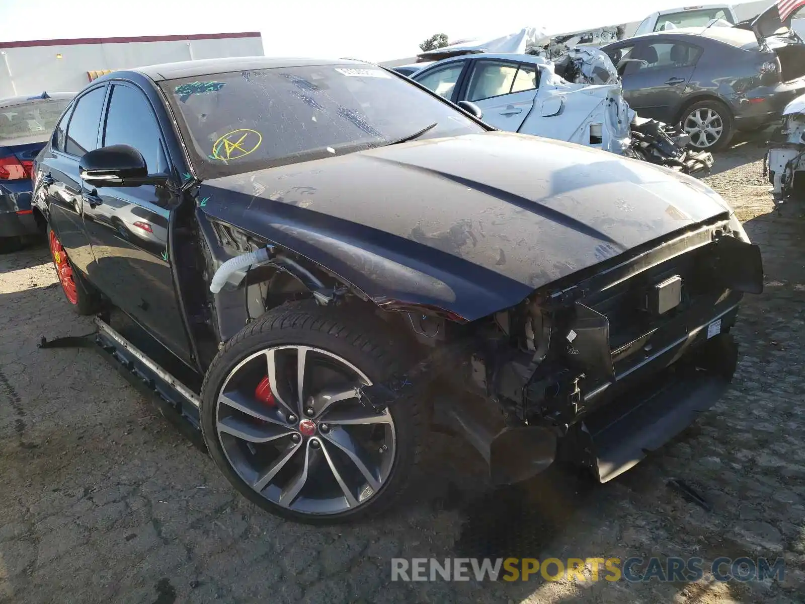 1 Photograph of a damaged car SAJBM4FV5KCY77657 JAGUAR XF 2019