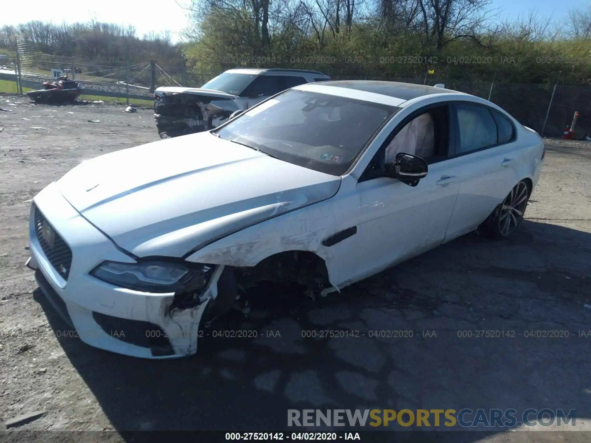 2 Photograph of a damaged car SAJBM4FVXKCY77928 JAGUAR XF 2019