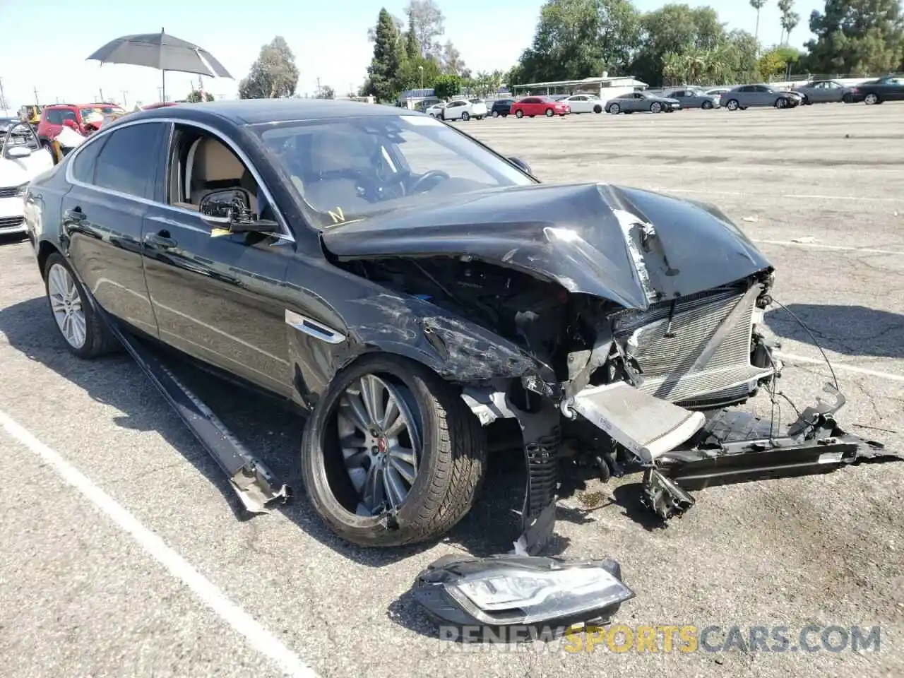 1 Photograph of a damaged car SAJBD4FX6LCY85012 JAGUAR XF 2020