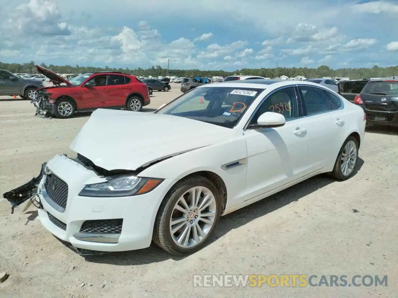 2 Photograph of a damaged car SAJBE4FX4LCY84843 JAGUAR XF 2020