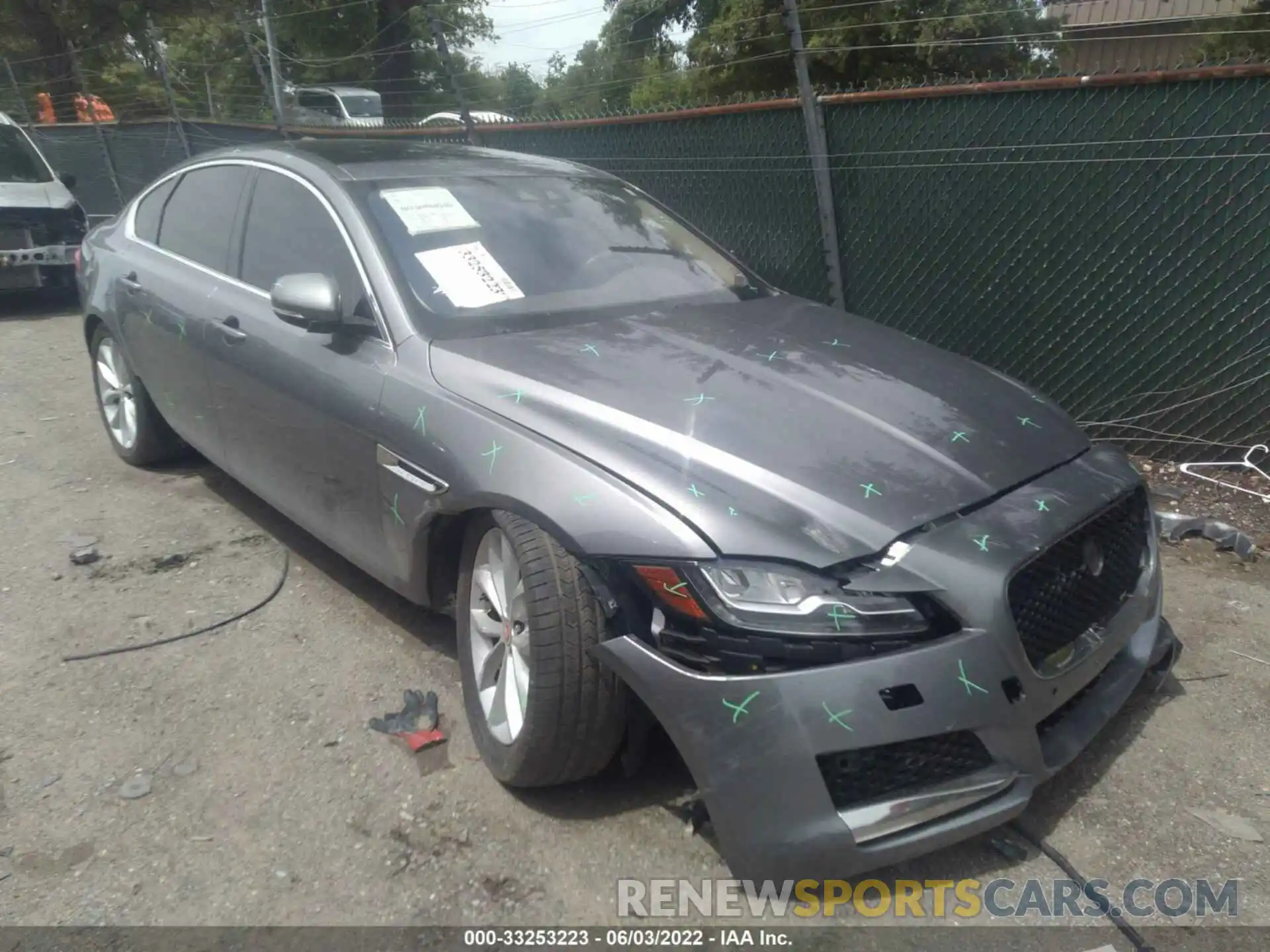 1 Photograph of a damaged car SAJBJ4FX3LCY82965 JAGUAR XF 2020