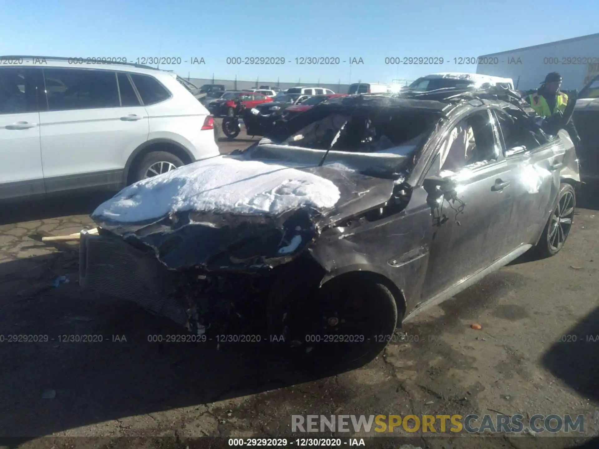 2 Photograph of a damaged car SAJBM4FV0LCY83965 JAGUAR XF 2020