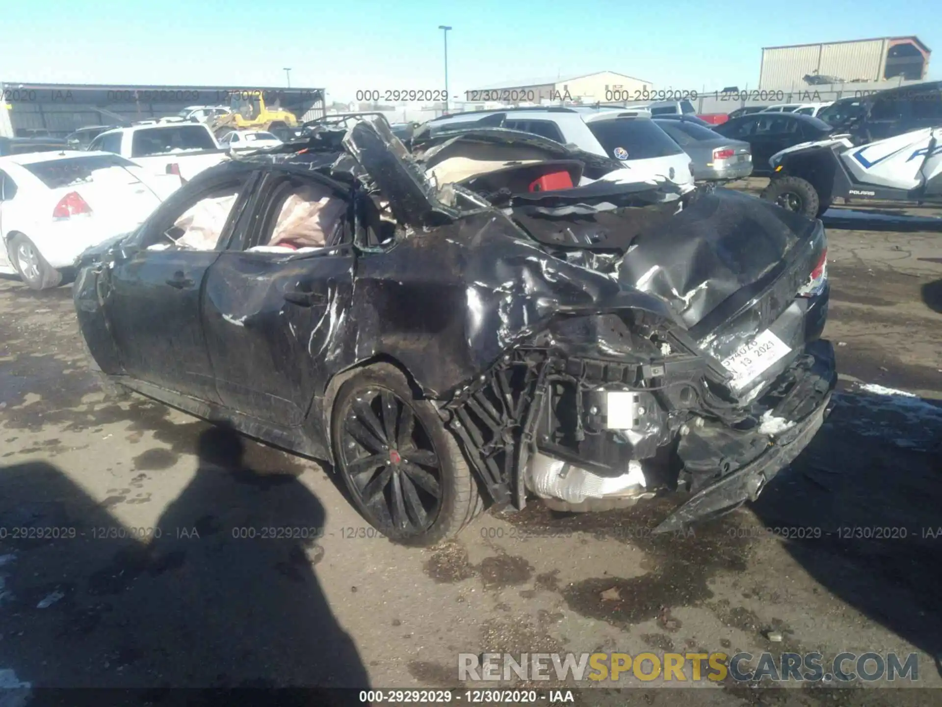 3 Photograph of a damaged car SAJBM4FV0LCY83965 JAGUAR XF 2020