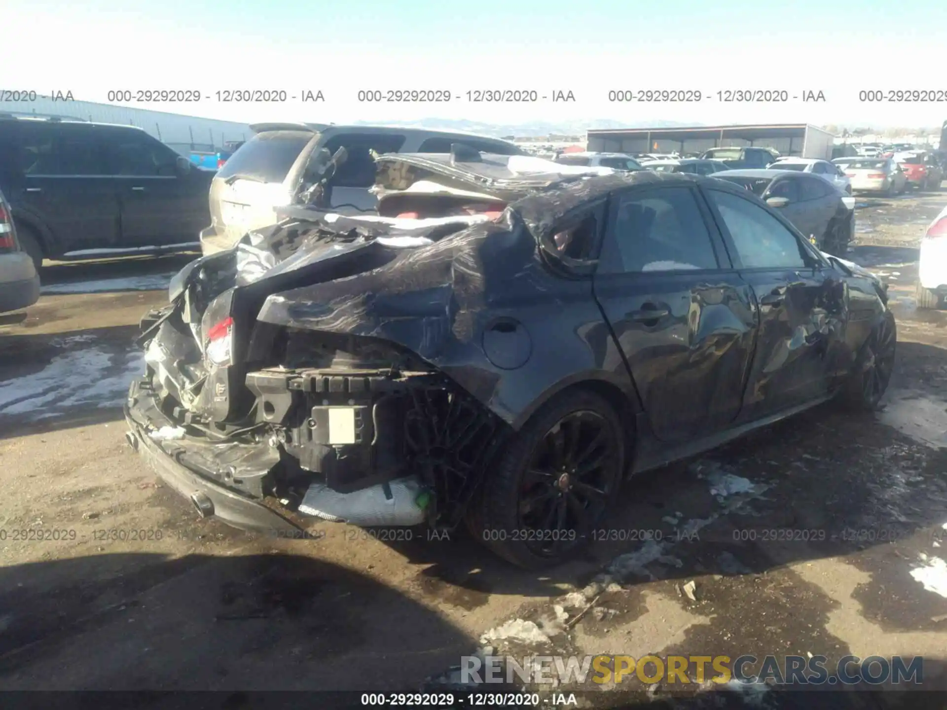 4 Photograph of a damaged car SAJBM4FV0LCY83965 JAGUAR XF 2020