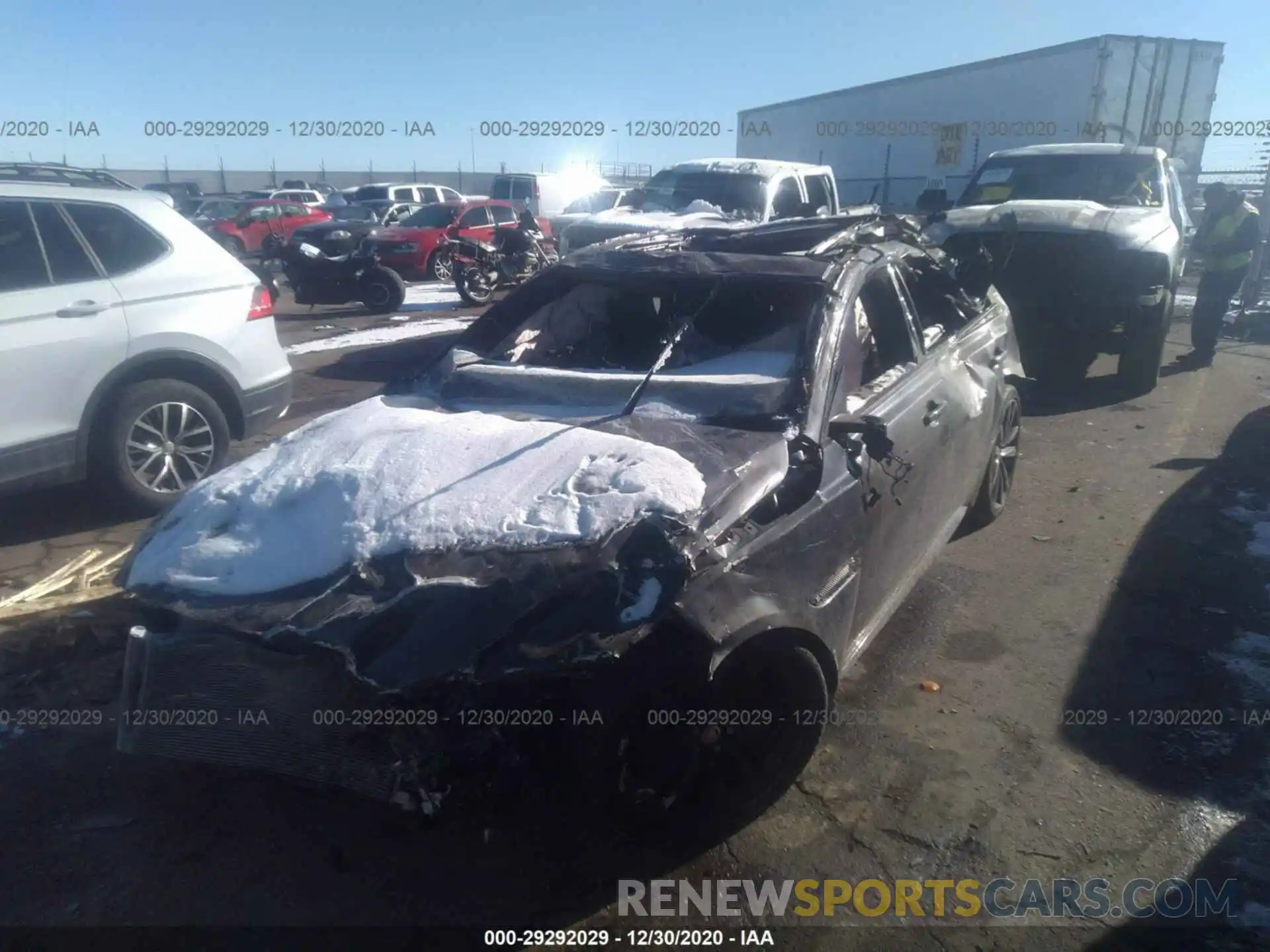 6 Фотография поврежденного автомобиля SAJBM4FV0LCY83965 JAGUAR XF 2020