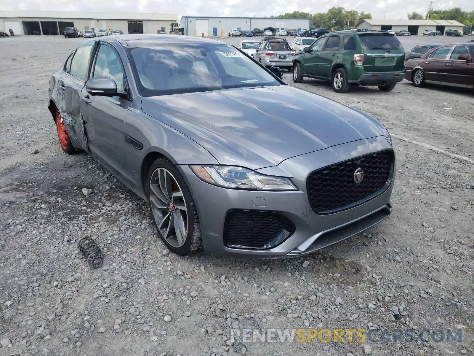 1 Photograph of a damaged car SAJBG4FX8MCY88969 JAGUAR XF 2021