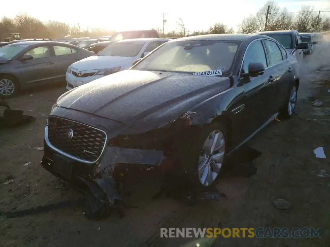 2 Photograph of a damaged car SAJBL4GX9MCY89638 JAGUAR XF 2021